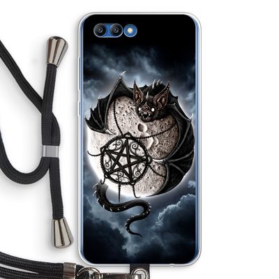 Volle maan: Honor 10 Transparant Hoesje met koord