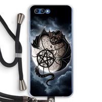 Volle maan: Honor 10 Transparant Hoesje met koord