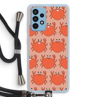 Krab: Samsung Galaxy A52 Transparant Hoesje met koord