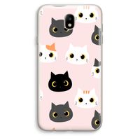 Katten: Samsung Galaxy J7 (2017) Transparant Hoesje