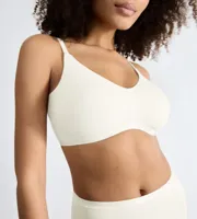 Katoenen soft Bh zonder beugel - Daily Cotton soft bra - Biologisch katoenen bralette met sluiting