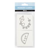 Creativ Company Memo kaarten wit, 13 paren