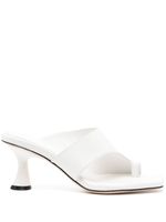 Studio Amelia mules Ida 70 mm en cuir - Blanc