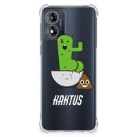 Motorola Moto E13 Stevig | Bumper Hoesje | Cactus Poo Motorola Moto E13 Stevig | Bumper Hoesje | Cactus Poo