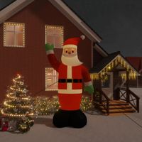 Kerstman opblaasbaar met LED's 475 cm - thumbnail