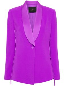 TWINSET blazer à détail de laçage - Violet