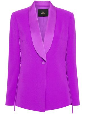 TWINSET blazer à détail de laçage - Violet