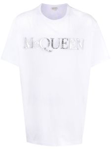 Alexander McQueen t-shirt à logo imprimé - Blanc