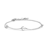 Minimalistische geloof, hoop en liefde armband - Stainless steel - Zilver