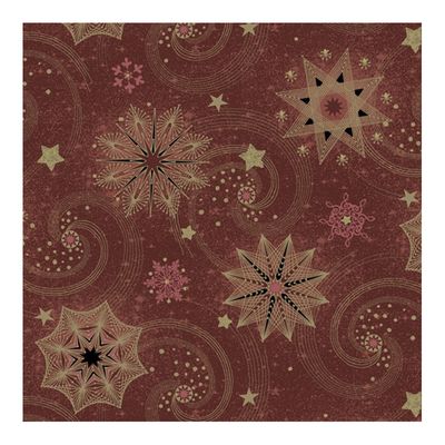 Maki kerst thema servetten - 60x st - 33 x 33 cm - rendier/kerstboom