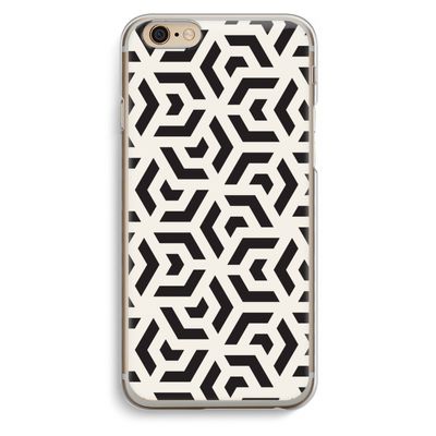 Crazy pattern: iPhone 6 / 6S Transparant Hoesje