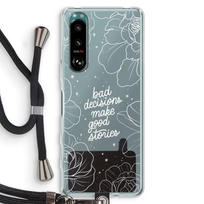 Good stories: Sony Xperia 5 III Transparant Hoesje met koord