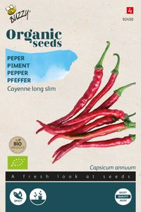 Buzzy® Organic Peper Cayenne lang en dun (BIO)
