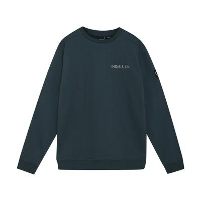 Rellix winter sweater jongens - groen - badge