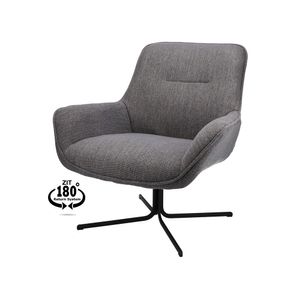 Haluta Relax Fauteuil Dex - Draaibaar - Grijs
