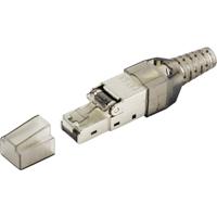 TRU COMPONENTS TC-9554648 RJ45-stekker afgeschermd CAT 6A Stekker, recht Aantal polen 8P8C 1 stuk(s)