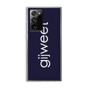 Gijweet: Samsung Galaxy Note 20 Ultra / Note 20 Ultra 5G Transparant Hoesje