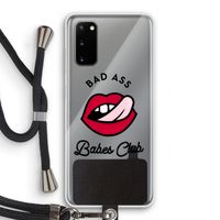 Badass Babes Club: Samsung Galaxy S20 Transparant Hoesje met koord