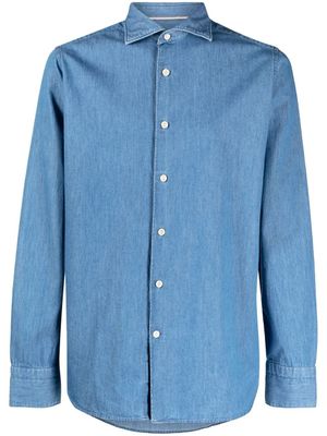 Tintoria Mattei chemise en jean à manches longues - Bleu