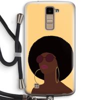 Golden hour: LG K10 (2016) Transparant Hoesje met koord