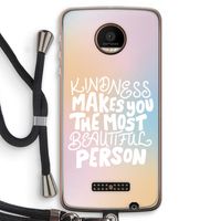 The prettiest: Motorola Moto Z Force Transparant Hoesje met koord