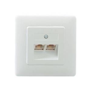 Rutenbeck IAE/UAE2x8(4)TRSUPrw Netwerkdoos Inbouw (in muur) Inzet met centraalstuk en frame Wit