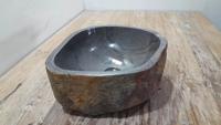 Rivierstenen waskom RS250317, 39x36x15 cm