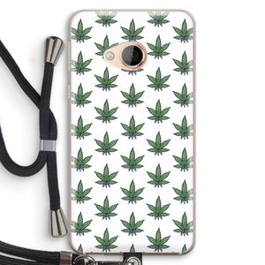 Weed: HTC U Play Transparant Hoesje met koord