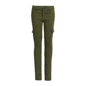 WE Fashion Blue Ridge skinny cargobroek donkergroen WE Fashion Blue Ridge skinny cargobroek donkergroen