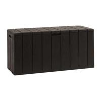 BRAVO tuinkist - Hars - Toomax - Bruin - Inhoud 270L - 117,5 x 45 x 56 cm - thumbnail