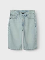 Name it zomer short jongens - vintage licht blauw denim - Nkmryan