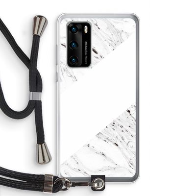 Biggest stripe: Huawei P40 Transparant Hoesje met koord