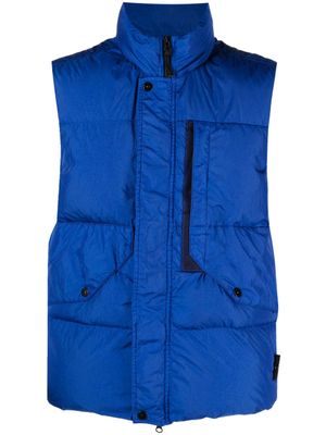Stone Island Gewatteerde bodywarmer - Blauw Stone Island Gewatteerde bodywarmer - Blauw