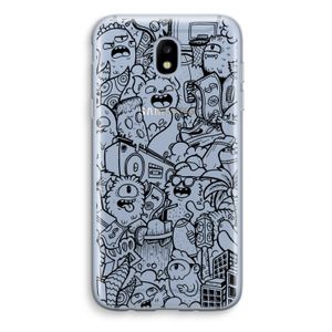 Vexx Black City : Samsung Galaxy J5 (2017) Transparant Hoesje