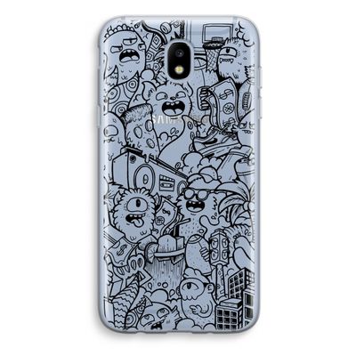 Vexx Black City : Samsung Galaxy J5 (2017) Transparant Hoesje