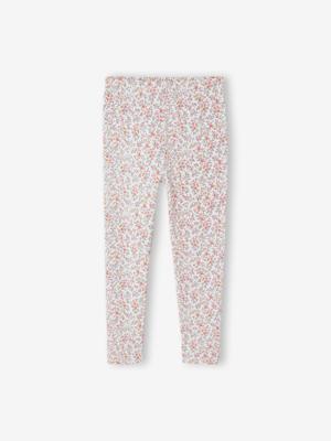 Bedrukte legging voor meisjes blauwgroen