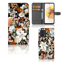 Hoesje voor Motorola Moto G73 Dark Flowers