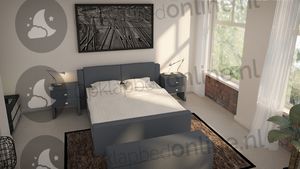 Standaard boxspring 140 x 220 cm- stofkleur 5020