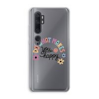 Happy days: Xiaomi Mi Note 10 Transparant Hoesje