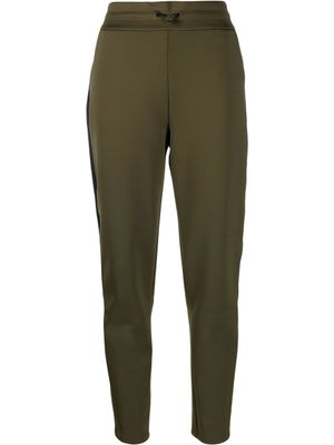 Woolrich pantalon taille-haute à lien de resserrage - Vert