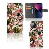 iPhone 13 Mini Hoesje Flowers - thumbnail