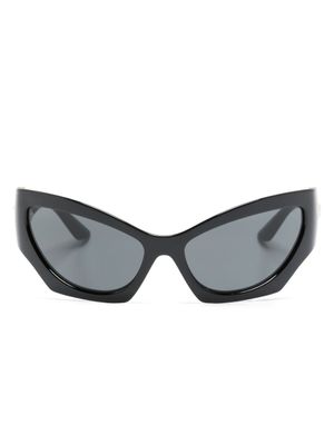 Versace Eyewear lunettes de soleil Medusa à monture papillon - Noir