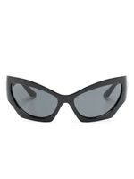 Versace Eyewear lunettes de soleil Medusa à monture papillon - Noir