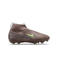 Nike Zoom Mercurial Superfly 10 Mbappé Academy Gras / Kunstgras Voetbalschoenen (MG) Kids Bruin Neongeel Zilver