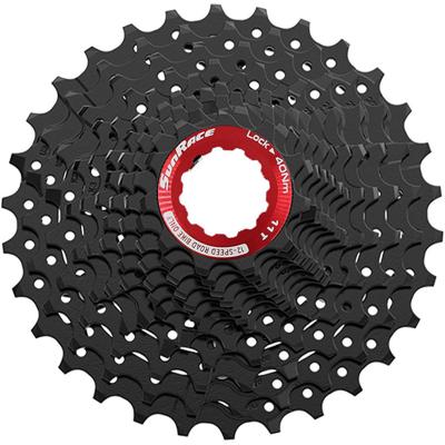 Rockmachine Sunrace cassette csrz800 12v 11-36t zwart/rood