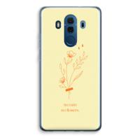 No rain no flowers: Huawei Mate 10 Pro Transparant Hoesje