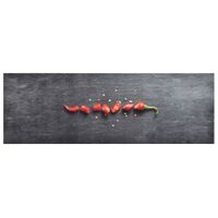 VidaXL Keukenmat wasbaar pepper 45x150 cm VidaXL Keukenmat wasbaar pepper 45x150 cm