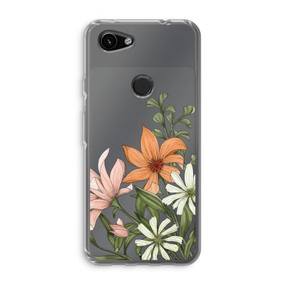Floral bouquet: Google Pixel 3a Transparant Hoesje