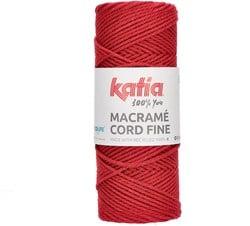 Katia Macramé Cord Fine 216 oriental red Oosters rood