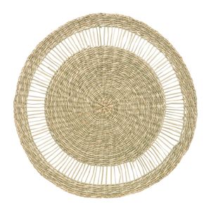 Ronde placemat zeegras naturel 38 cm